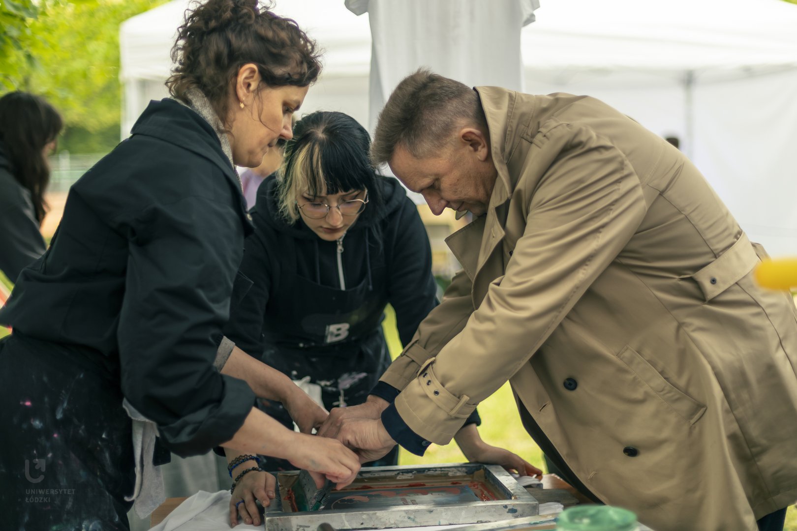 Prorektor dr hab. Radosław Olszewski, prof. UŁ podczas pikniku integracyjnego UniLodz