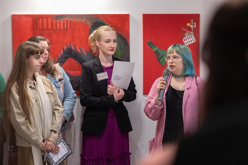 Wernisaż wystawy w pałacu Biedermanna