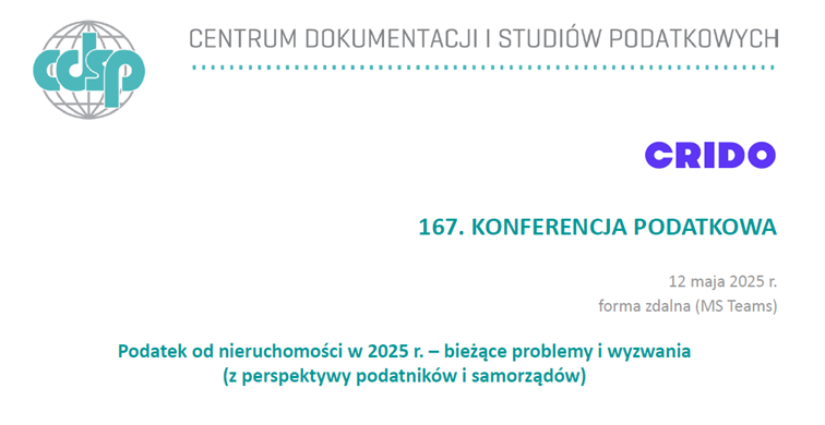widok na nagłówek programu konferencji