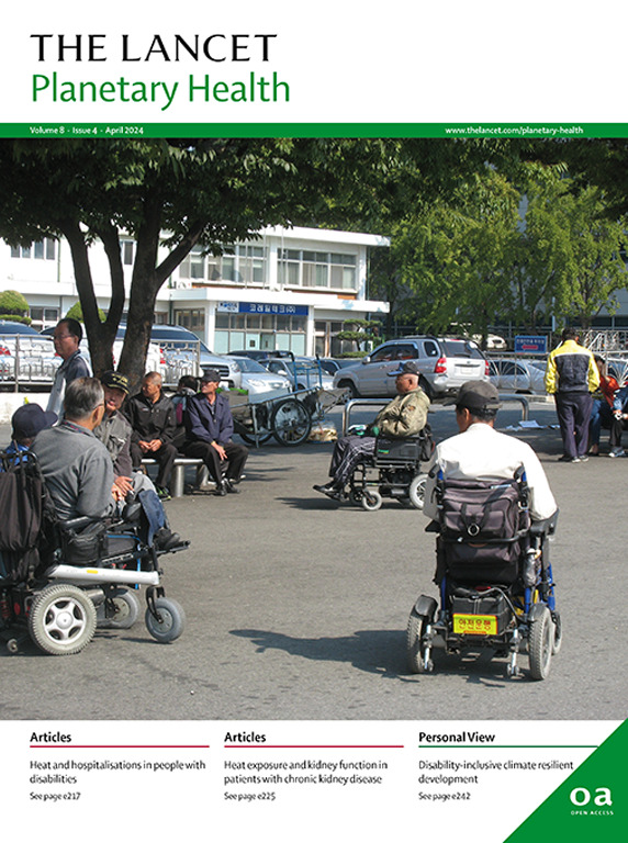 Cover of The Lancet Planetary Health journal Cover of The Lancet Planetary Health journal