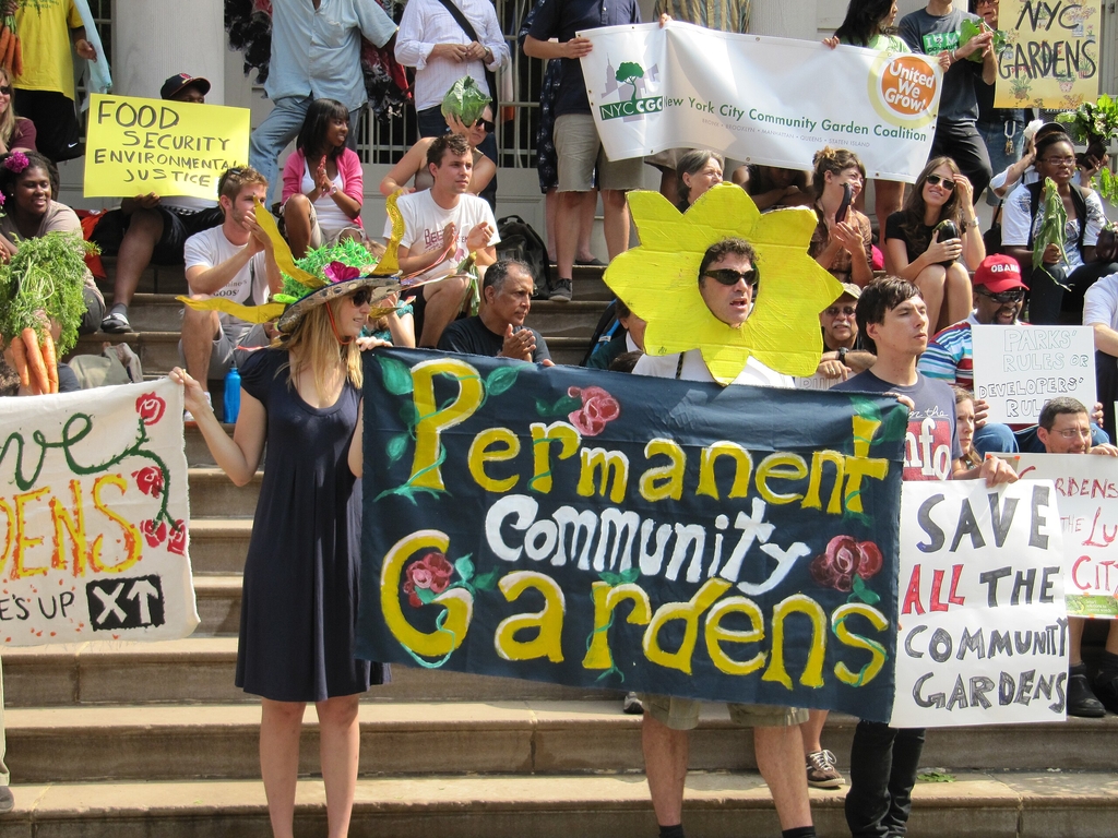 protesting people