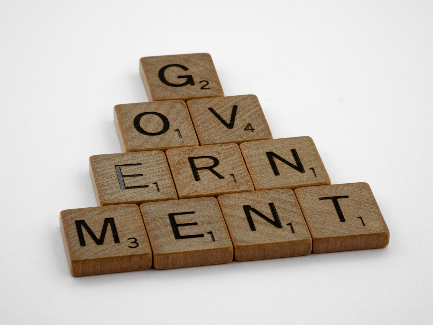 [Translate to English:] klocki jak z scrabble z napisem government