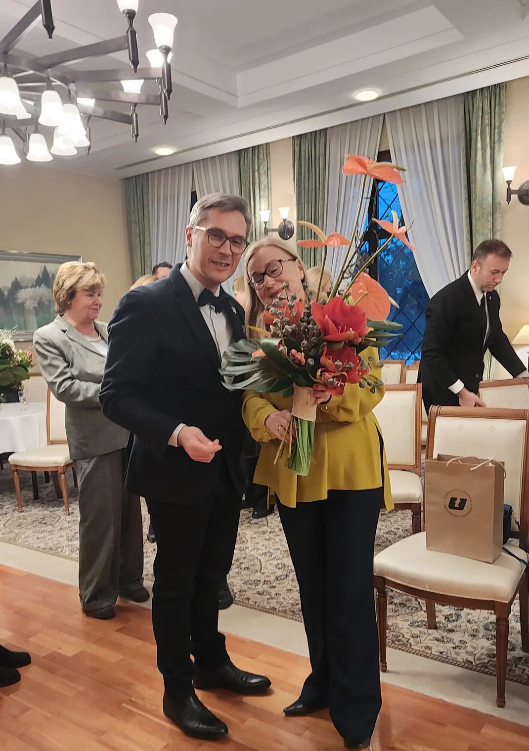 zdjęcie Pani Profesor i Prodziekana EkSocu