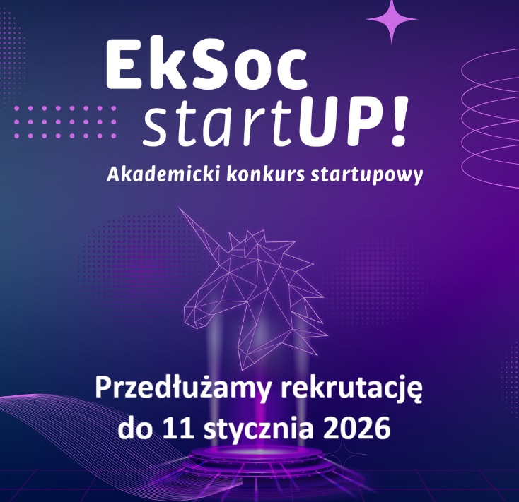 baner konkurs EkSoc startUP - przedłużamy rekrutację