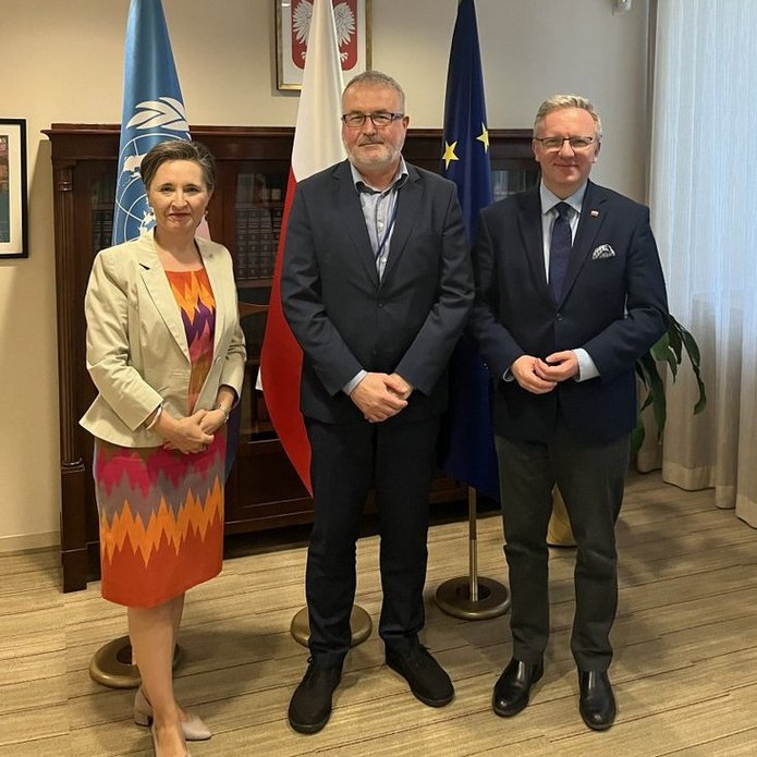 Prof. Piotr Szukalski at the UN