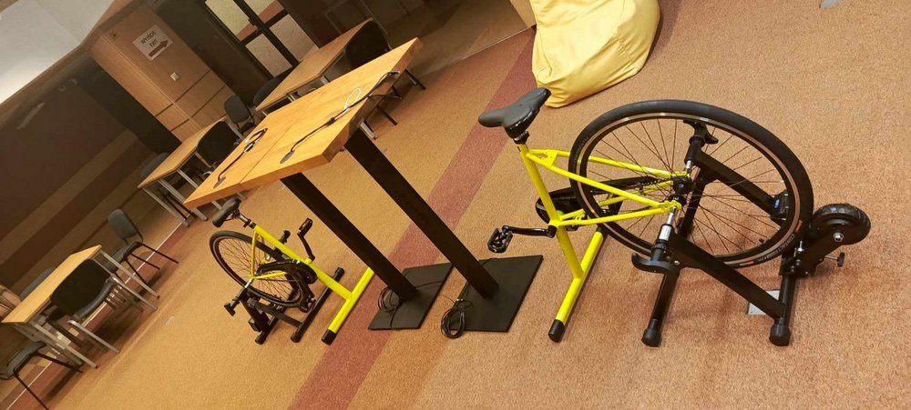 stacjonarne rowerki na eksocu