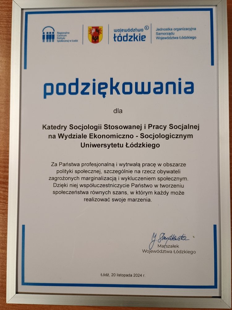podziękowania