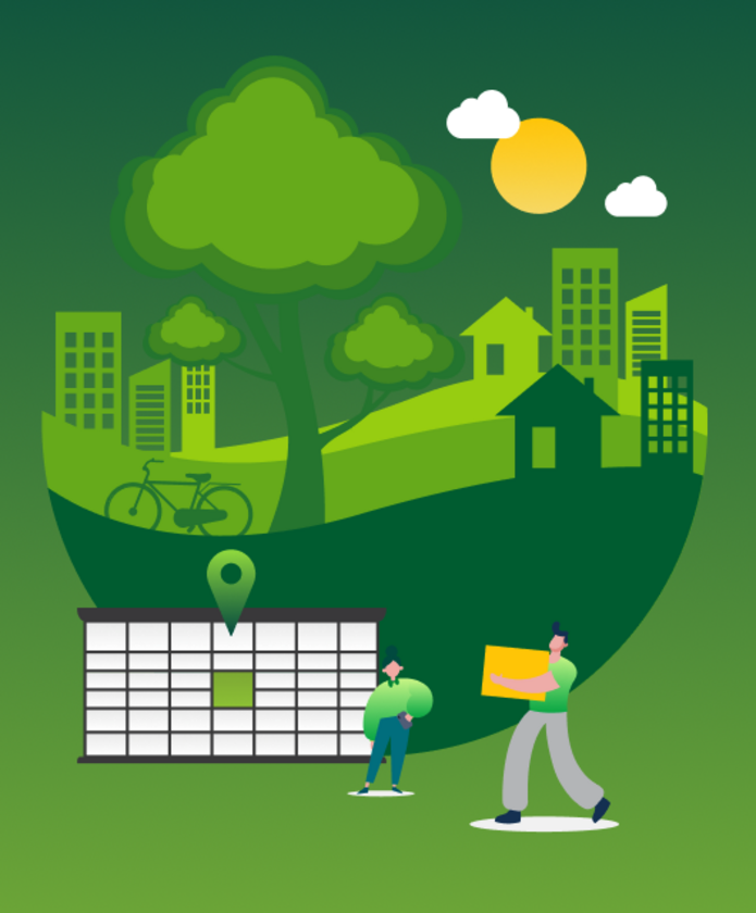 Logo programu InPost Greencity