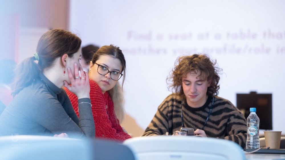 a decorative element: a group of young people