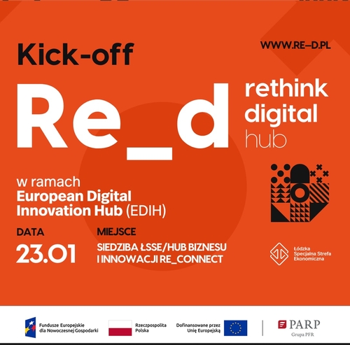 baner wydarzenia Kick-off Rethink Digital Hub