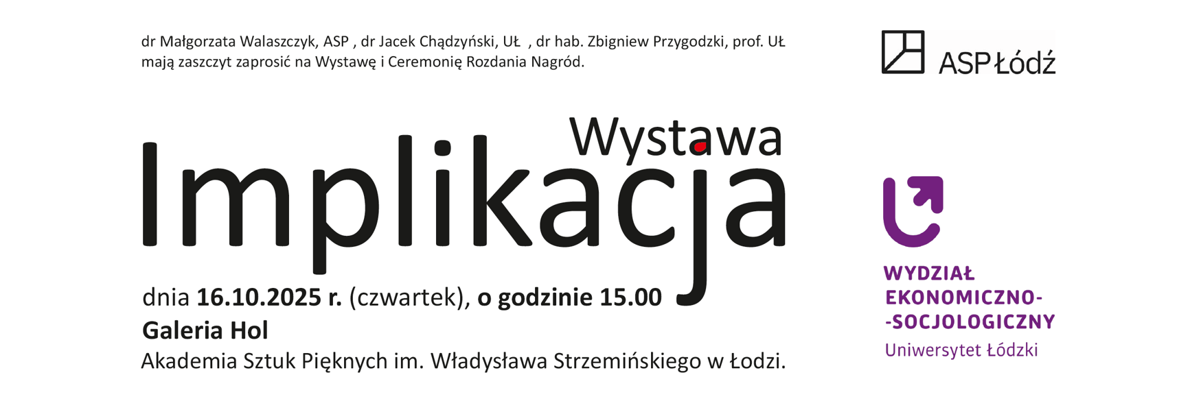 Invitation to the exhibition