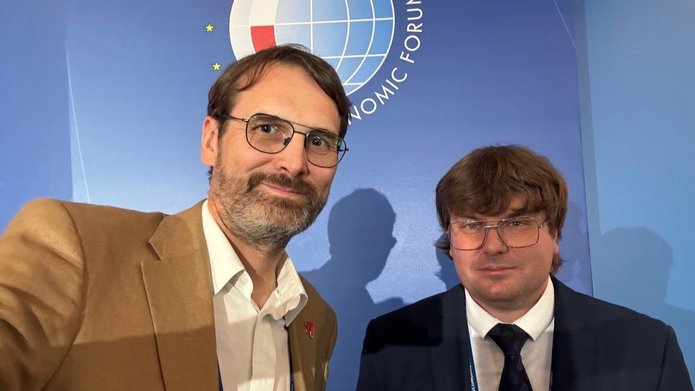 Prof. Rafał Matera i dr Mateusz Piątkowski