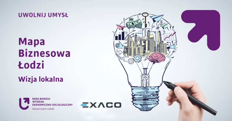 baner projektu Mapa Biznesowa Łodzi - Wizja lokalna w Exaco