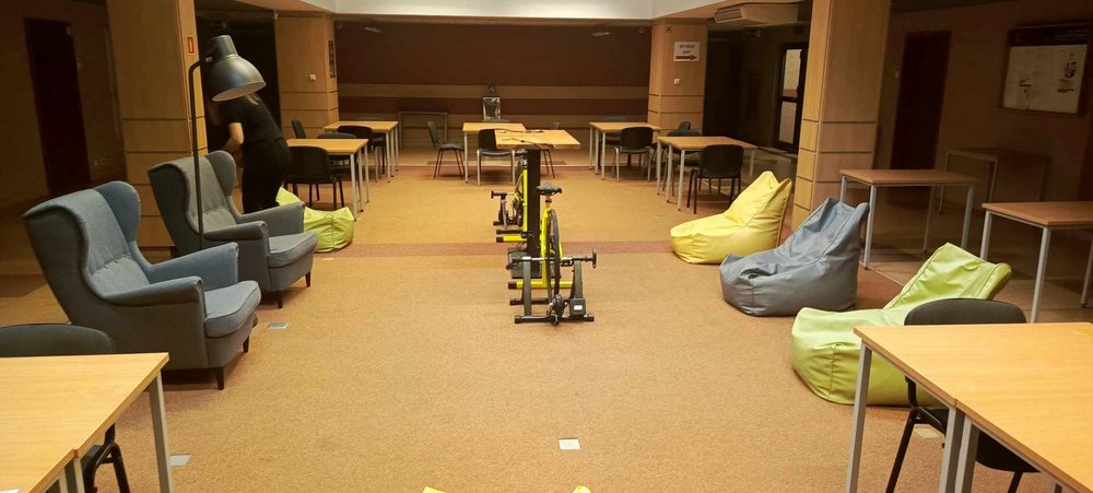 stacjonarne rowerki na eksocu