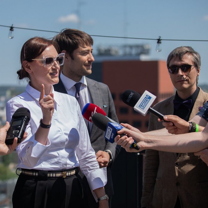 Konferencja prasowa na temat kierunku FinTech