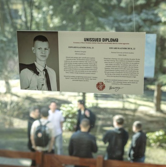 the opening of the exhibition