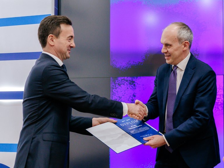 presentation of the award