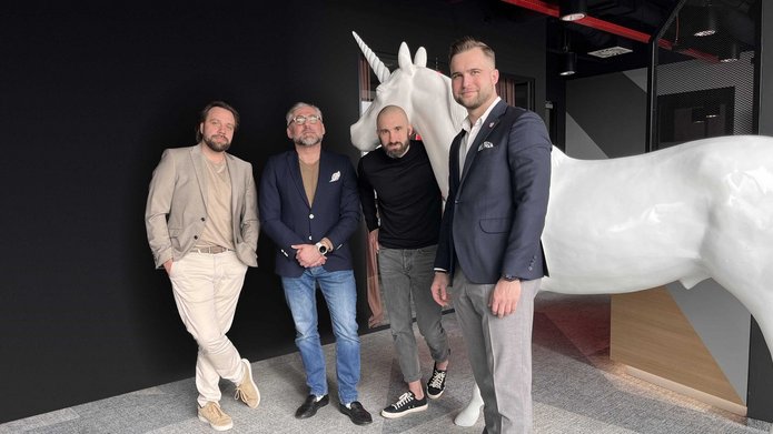 Portret czterech mężczyzn