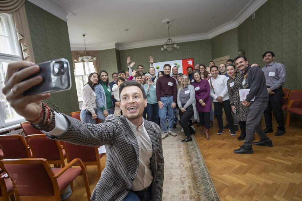Easter meeting for international researchers from the University of Lodz - a group photo