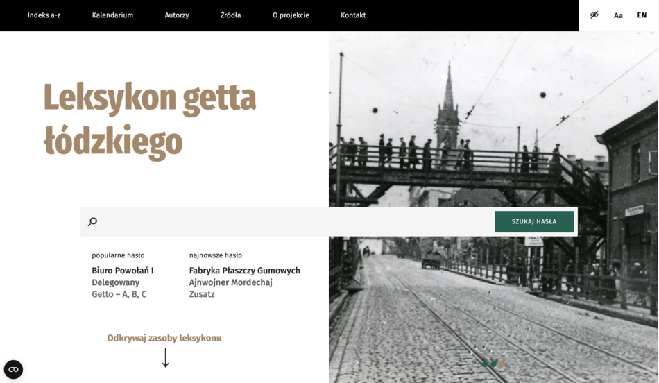 Screen strony internetowej