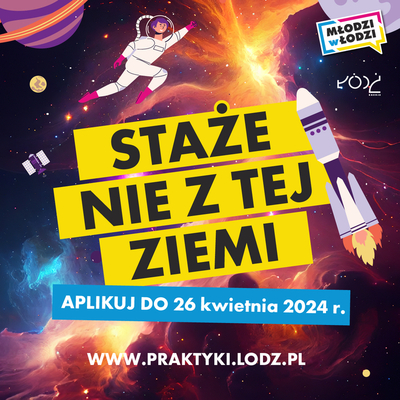 plakat - Staże nie z tej ziemi 2024
