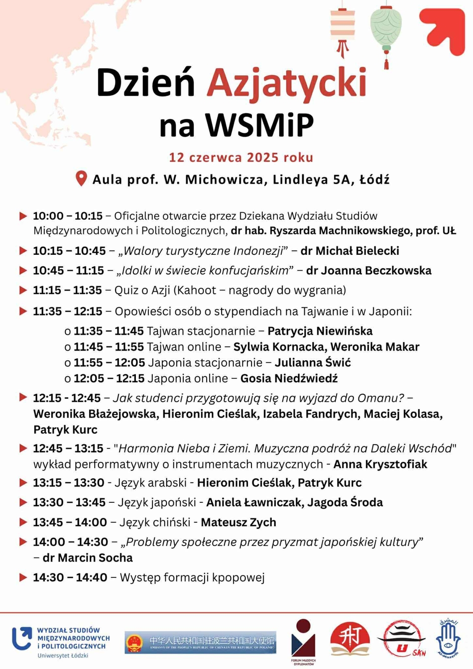 harmonogram dnia azjatyckiego harmonogram dnia azjatyckiego