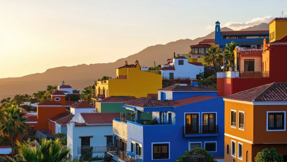 a decorative element: a view of Las Palmas