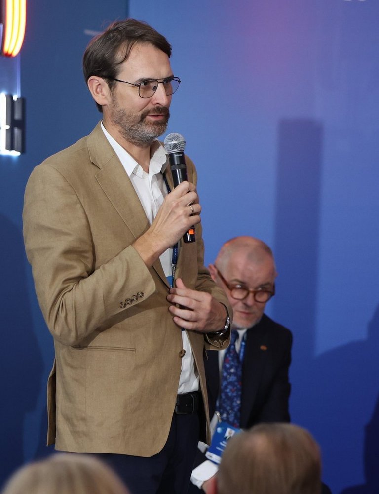 prof. Rafał Matera, rektor UŁ, podsumowuje debatę