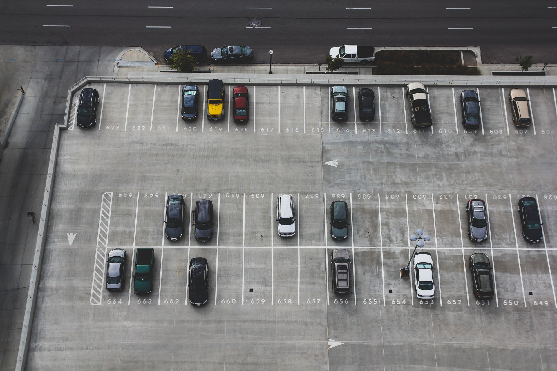 zdjęcie parkingu