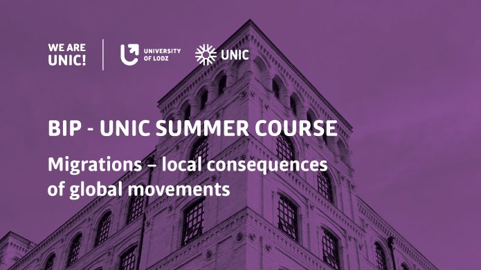 Grafika z napisem Migrations – local consequences of global movements