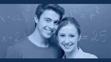 dwoje młodych ludzi