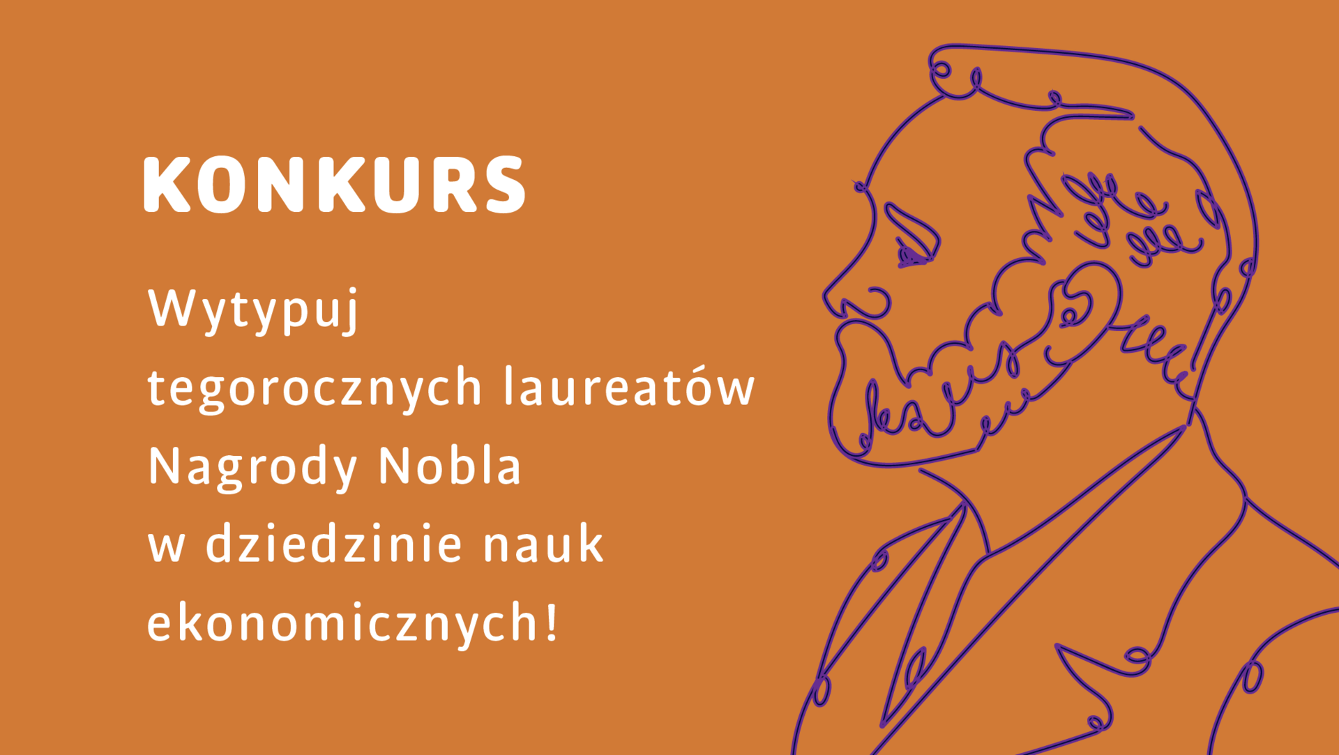 Nazwa konkursu i sylwetka Alfreda Nobla. 