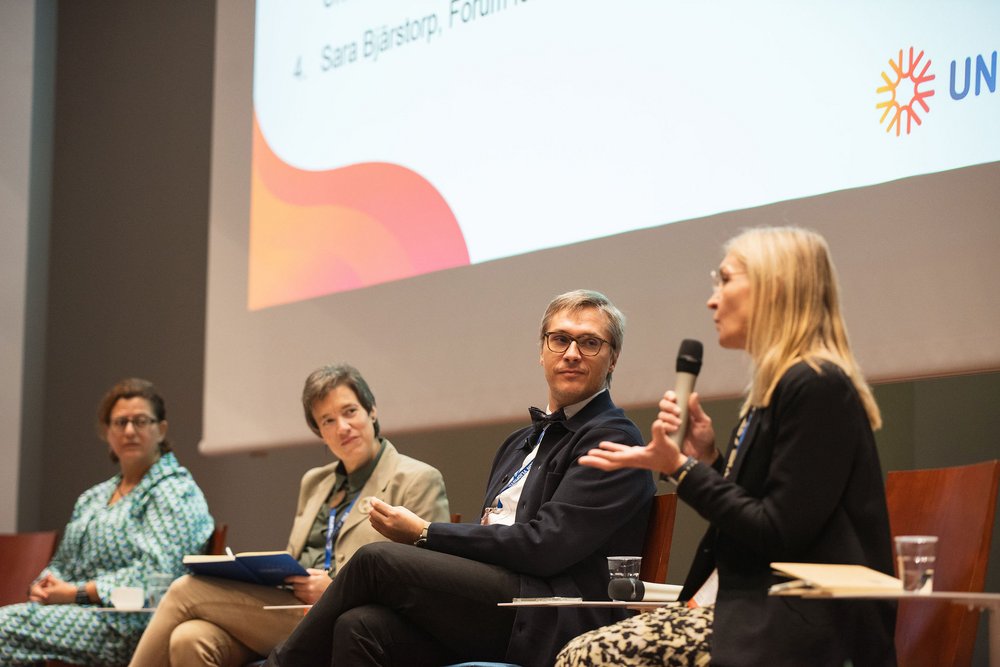 Dziekan prof. Mariusz Sokołowicz na konferecji UNIC