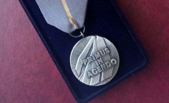 the medal