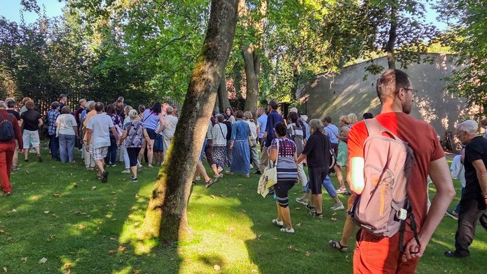 Zdjęcie z oprowadzania z p. Wiką