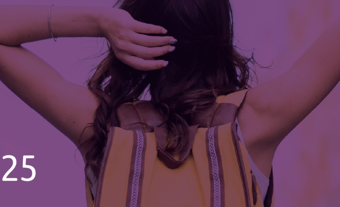 dziewczyna z plecakiem