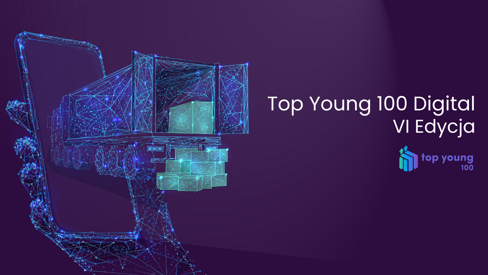 Logo programu oraz napis Top Young 100 VI edycja