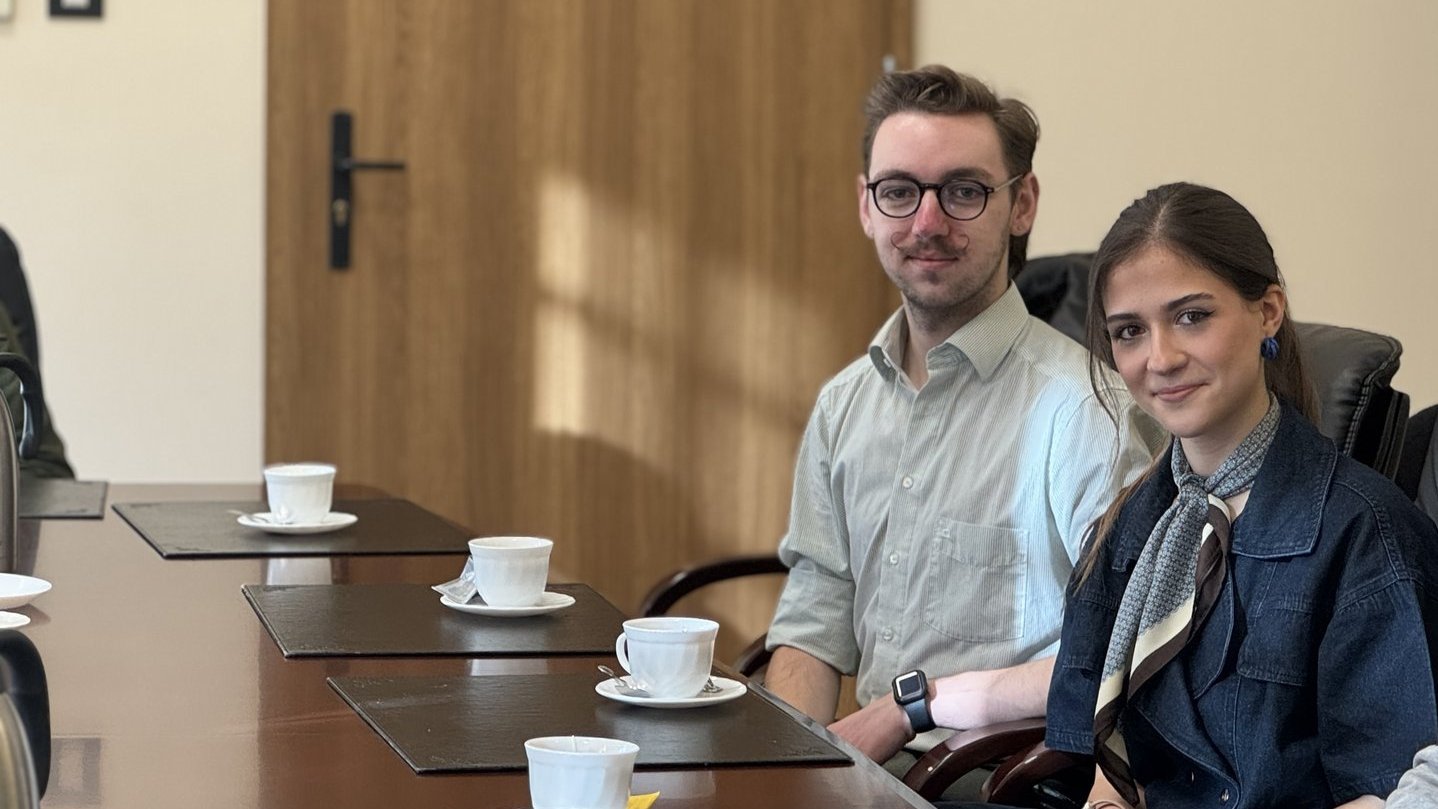 Amelia Comporek and Krzysztof Kalwas who will represent UniLodz at MIPIM 2026