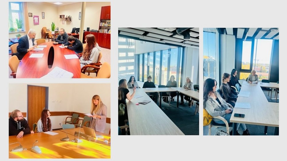 Zdjęcia uczniów Liceów ze spotkania z mentorami